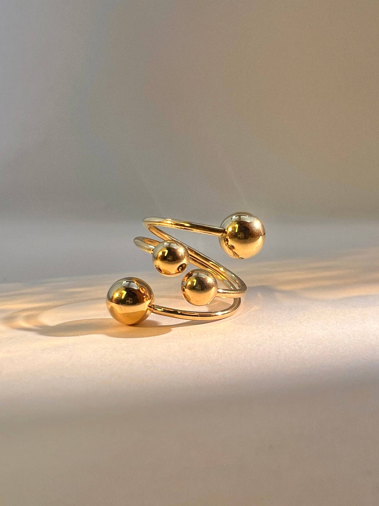 Anello Multi sfere in acciaio inossidabile – regolabile