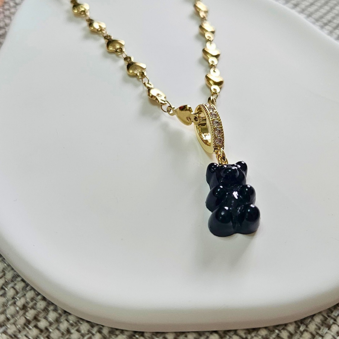 Collana Teddy Black