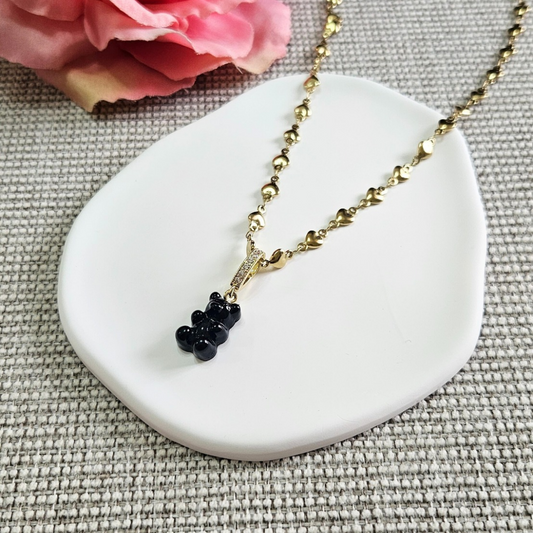 Collana Teddy Black